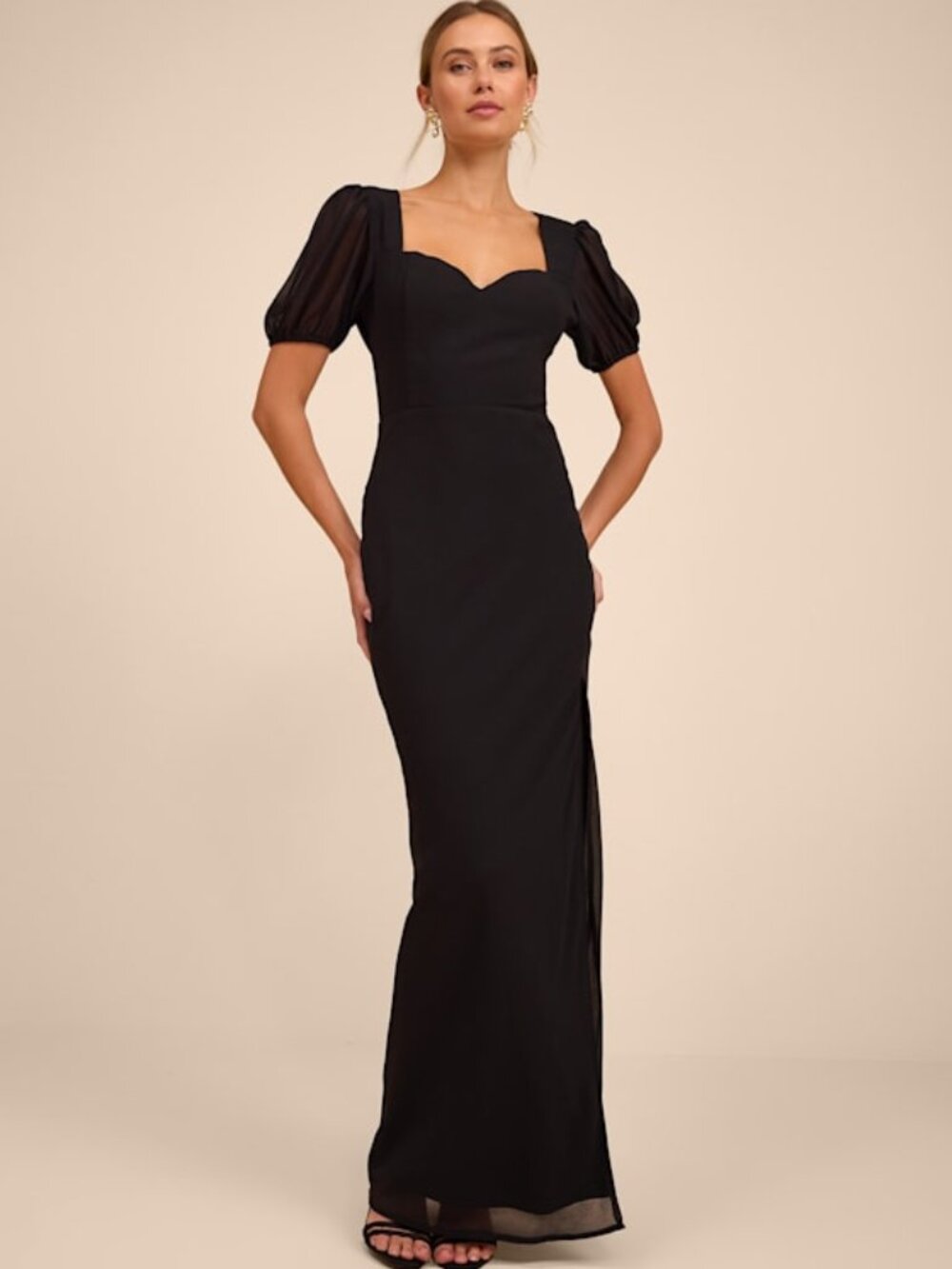 Lulus Gianni Black Backless Maxi Dress - Size XL